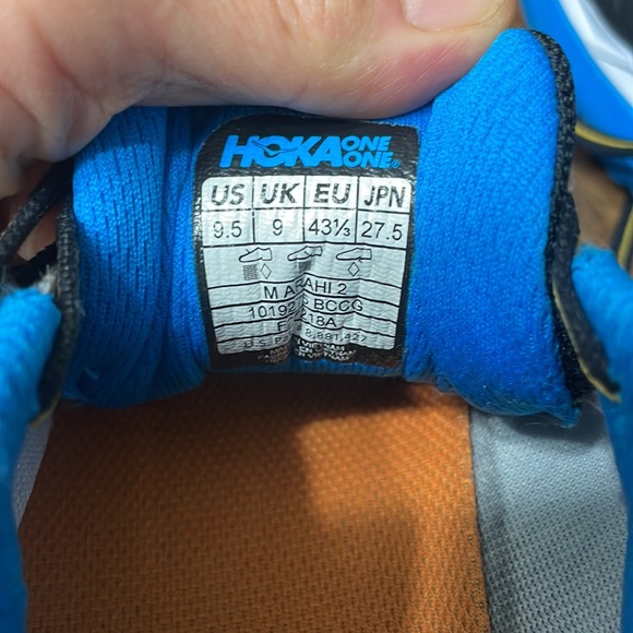 Mens Hoka one one  stability running shoes - Picture 4 of 5